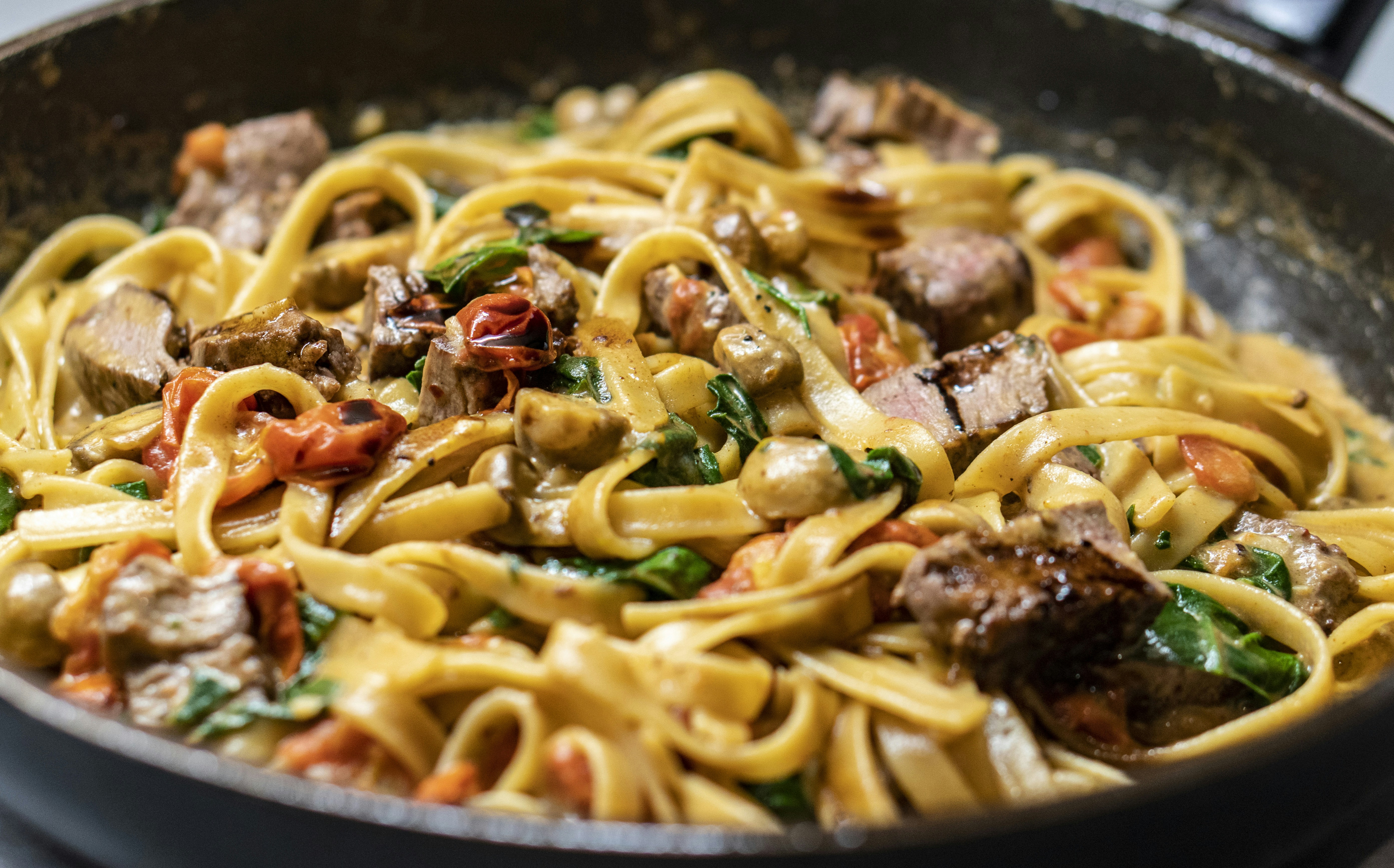 Image of a simple, heartwarming bowl of noodles